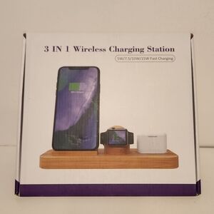 Brand New 3 in 1 Wireless Charging Station